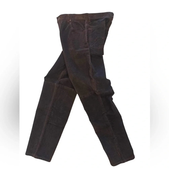 Skotts Brown Suede Lined Pants  Size 32 - Picture 3 of 12